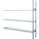 Weitspannregal WR 3000, Anbaufeld, Tiefe 400 – 800 mm, Höhe 1960 mm 