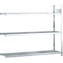 Weitspannregal WS2000 – Stahl – B 1500 x T 800 x H 2000 mm - 3 Böden - Tragkraft pro Boden 400 kg - verzinkt
