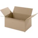 Wellpappe-Faltkarton - 1-wellig - L 300 x B 215 x H 140 mm - braun - Verkauf pro Stück