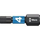 WERA Bit 840/1 IMP DC, 5 mm, L 25 mm, 1/4 Zoll C6,3, Impaktor diamantbeschichtet, DIN ISO 1173, Box mit 10 Bits