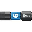WERA Bit 840/1 IMP DC, 6 mm, L 25 mm, 1/4 Zoll C6,3, Impaktor diamantbeschichtet, für Impakt-Schrauber, 10 Stück