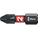WERA Bit 851/1 IMP DC PH2, L 25 mm, 1/4 Zoll C6,3, diamantbeschichtet, Impaktor, 10 Stück