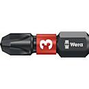 WERA Bit 851/1 IMP DC PH3, L 25 mm 1/4 Zoll C6,3, diamantbeschichtet, Impaktor, 10 Stück
