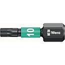 WERA Bit IMPAKTOR DC 5057628001, T10, L 25 mm, 1/4 Zoll C6,3, diamantbeschichtet, für Impakt-Schrauber, 10er Box