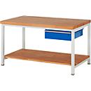 Werkbank serie 8001, 1 schuiflade, B 1500 x D 900 x H 840 mm