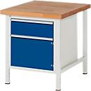 Werkbank serie 8152, 1 schuiflade, 1 deur, B 750 x D 900 x H 840 mm