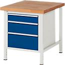 Werkbank serie 8159, 3 schuifladen, B 750 x D 900 x H 840 mm