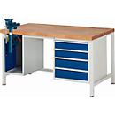 Werkbank Serie 8185, B 1500 x D 900 x H 840 mm