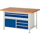 Werkbank serie 8922, B 1500 x D 900 x H 840 mm