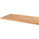 Werkblad, 40 mm dik, schroefhulzen, met vergrendelingsbout in de lengterichting beukenhout, L 2000 x B 700 mm