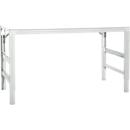 Werktafel Ergo, elektro-hydrauliek, blad PVC afwerking, 1750 x 800 mm, lichtgrijs
