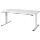 Werktafel serie adlatus 300, melamine blad, B 2000 x D 1000 x H 720-1120 mm