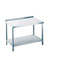 Werktafel van rvs met legbord, 850 x 700 x 1000 mm