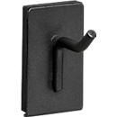 Werkzeughalter WFI, magnetisch, 1 Haken, Ø 5 x L 38 mm, Stahl, schwarz, 2 Stück