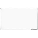 Whiteboard 2000 MAULpro, weiß emailliert, Rahmen platingrau, 1800 x 900 mm