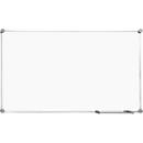 Whiteboard 2000 MAULpro, weiß emailliert, Rahmen platingrau, 900 x 600 mm