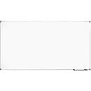 Whiteboard 2000 MAULpro, white enameled, frame platinum gray, 1800 x 900 mm