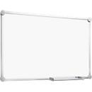 Whiteboard 2000 MAULpro, white plastic coated, frame aluminium silver, 600 x 450 mm