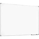 Whiteboard 2000 MAULpro, white plastic-coated, platinum gray frame, 1500 x 1000 mm