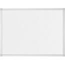 Whiteboard Franken X-tra!Line, geëmailleerd oppervlak, magnetisch, beschrijfbaar, incl. opbergbak, B 600 x H 450 mm, staal/aluminium, wit-zilver