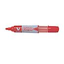 Whiteboard marker PILOT V-Board Master, navulbaar, inktniveau-indicator, ronde punt, rood, 1 st.