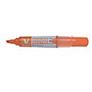 Whiteboard marker PILOT V-Board Master, navulbaar, inktniveau-indicator, wigvormige punt, oranje, 1 st.