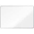 Whiteboard Nobo Premium Plus, magnetisch, met opbergtray, B 1500 x H 1000 mm, geëmailleerd, wit, incl. boardmarker