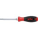 WIHA-schroevendraaier 312 grootte PH 2, klinglengte 100 mm, meer-componentengreep, zeskant, chroom-vanadium-molybdeenstaal
