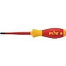 WIHA VDE-schroevendraaier 3211 slimFix, PH 2, klinglengte 100 mm, geïsoleerd, IEC 60900, chroom-vanadium-molybdeenstaal