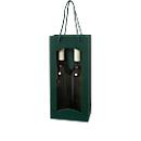 Wijntas "Open Golven”, 2 stuks, groen, 20 stuks