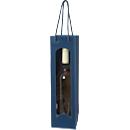 Wijntas 'Open Golven”, per stuk, blauw, 20 stuks