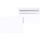 Witte enveloppen 114 x 162 mm (C6), 75 g/m² zonder venster, zelfklevend, pak van 1000 stuks