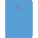 Wochenplaner Korsch Colour 2026, 160 Seiten, B 110 x H 155 mm, Papier/Kunststoff, blau