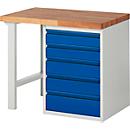 Workbench type 7513-1, W 1000 x D 700 x H 840 mm
