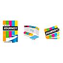 Workshop Set PLAYROOM JOURNEY FLIP, 1 Flipchartblock mit 14 vorgedruckten Blatt für Customer Journey Mapping/User Experience + Zubehör, mehrfarbig