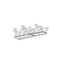 WSM-hangparkeerplaats, 2-zijdig, voor banden tot B 55 mm, B 1400 x D 3200 x H 500 mm, thermisch verzinkt staal, 8 parkeervakken, gedemonteerd