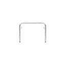 WSM lean-to bracket, 2-sided, W 1000 x D 48 x H 800 mm, galvanized steel, for setting in concrete