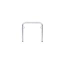 WSM lean-to bracket, 2-sided, W 750 x D 48 x H 800 mm, galvanized steel, for setting in concrete