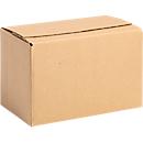 Xenial Faltkartons, 1-wellig, L 140 x B 238 x H 147 mm, bis 20 kg, braun, 20 Stück