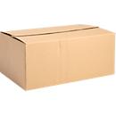 Xenial Faltkartons, 1-wellig, L 290 x B 420 x H 190 mm, bis 20 kg, braun, 20 Stück