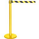 Yellow ribbon pole, black/yellow ribbon