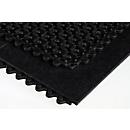 Yoga Solid Basic estera de trabajo, superficie cerrada, negro, 1 pieza