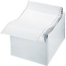 Zebra continuous paper, A4 portrait, 1-fold, white, 2000 sheets.