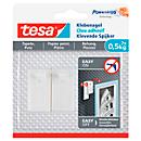 Zelfklevende spijker tesa®, voor behang & pleister, kleefkracht tot 0,5 kg, afneembaar, 2 stuks
