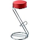 Zeta bar stool, red, 2 pieces