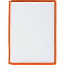Zichtpanelen A4, 5 stuks, oranje