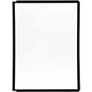Zichtpanelen A4, 5 stuks, zwart