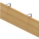Zichtscherm ARLON-OFFICE, 1200 mm, beukenpatroon