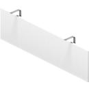 Zichtscherm ARLON OFFICE, 1400 mm, wit