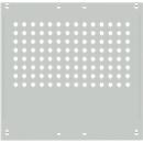 Zijpaneel, voor werktafels universeel speciaal/ergo, voor diepte 800 mm, B 592 x H 628 lichtgrijs RAL 7035